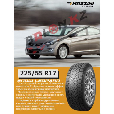 225/55/17 Mazzini Snow Leopard (101H)