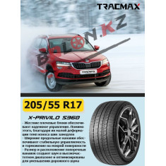 205/55/17 Tracmax X-PRIVILO S360 (95R)